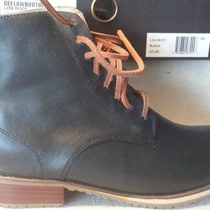 Black Boot, LaceUp, Low Heel